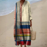 Leonor - Sukienka Boho w Patchworku