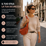 Gioia | Torba na ramię pomarańczowa