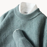 Valentino - Sweter z Wzorem Jacquard