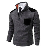 Sweter z dzianiny - Z kołnierzykiem