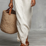 Maxi Sukienka Off-Shoulder z Rękawami Nietoperza
