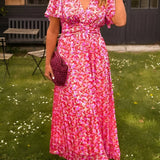 Sandra - Elegancka sukienka maxi
